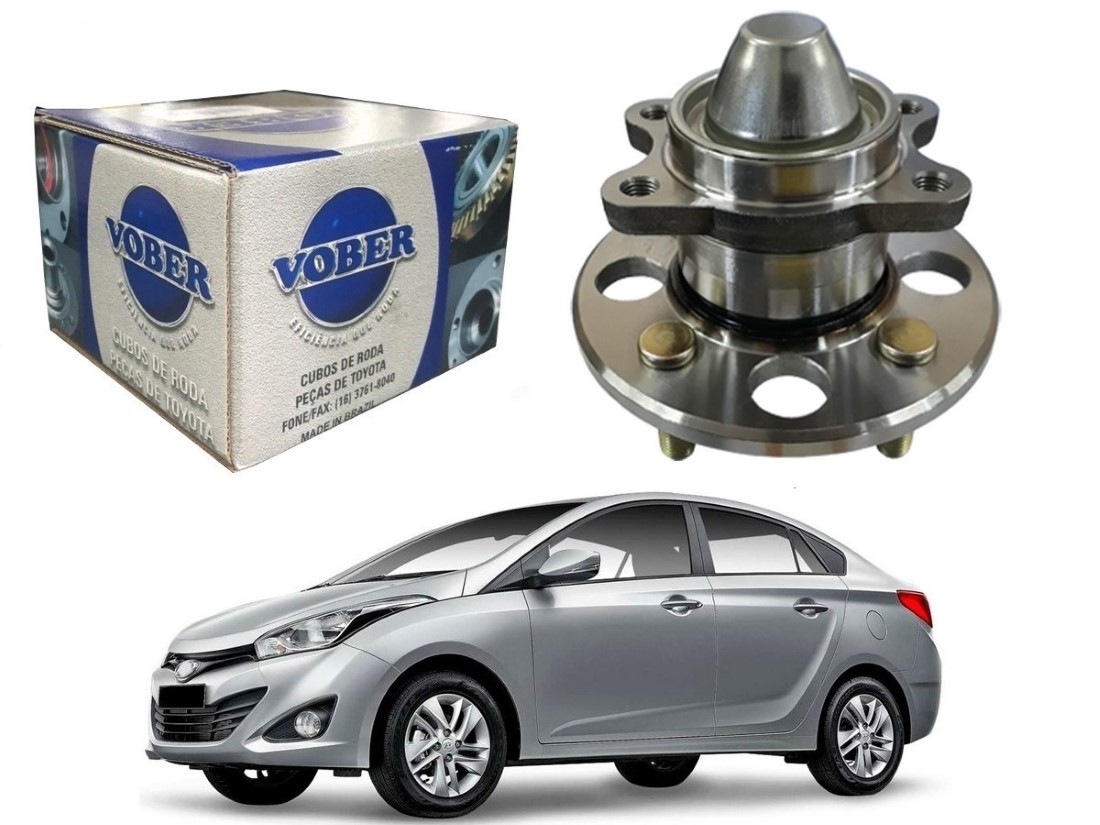  CUBO DE RODA TRASEIRO VOBER HYUNDAI HB20S 1.0 1.6 2012 A 2015