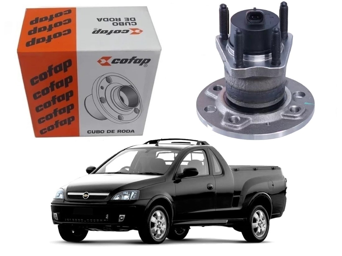  CUBO DE RODA TRASEIRO COFAP CHEVROLET MONTANA 1.8 COM ABS 2003 A 2010