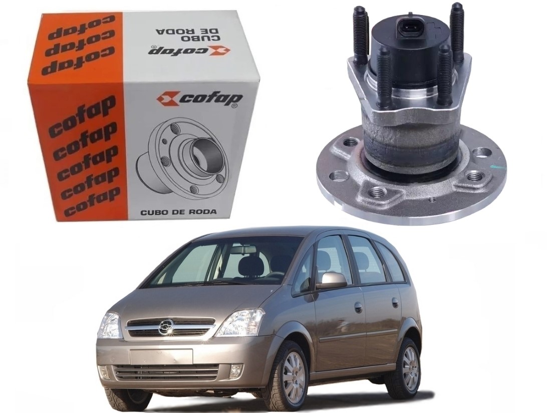  CUBO DE RODA TRASEIRO COFAP CHEVROLET MERIVA 1.8 COM ABS 2003 A 2008