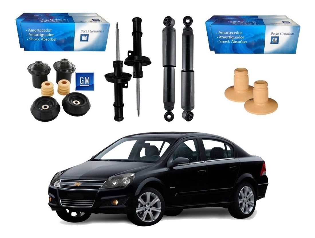  KIT AMORTECEDOR DIANTEIRO TRASEIRO GENUÍNO CHEVROLET VECTRA 2.0 2.4 2006 A 2011