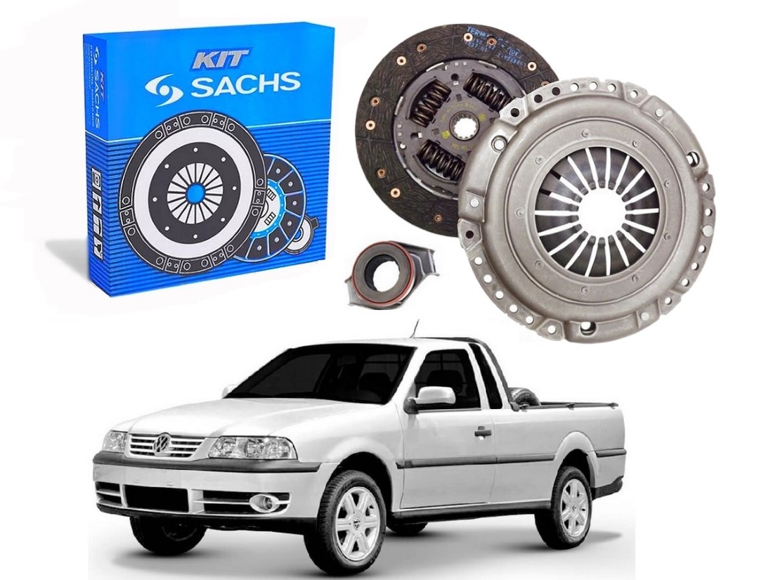  KIT EMBREAGEM SACHS VOLKSWAGEN SAVEIRO 1.6 2000 A 2005