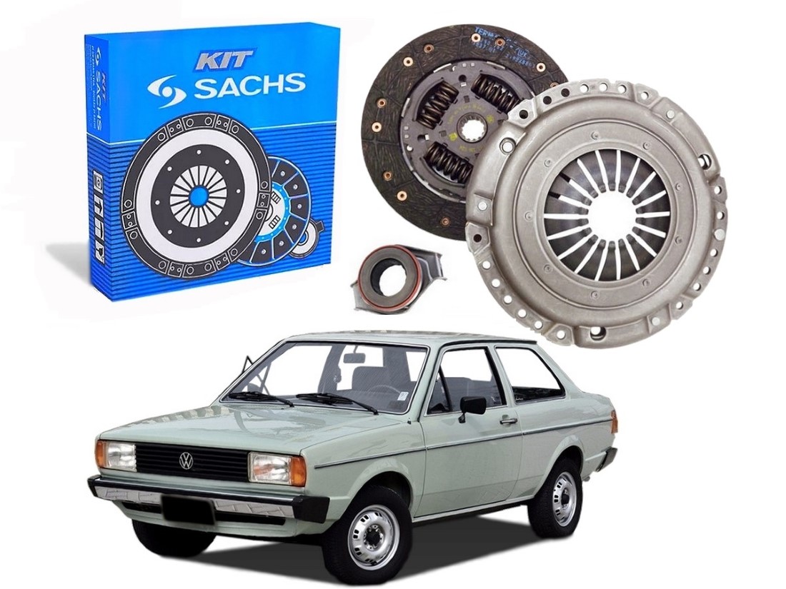  KIT EMBREAGEM SACHS VOLKSWAGEN VOYAGE 1.6 1983 A 1987