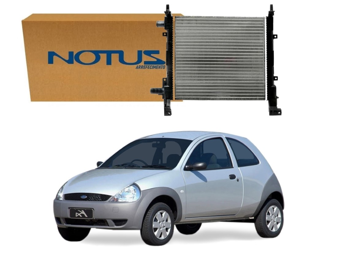  RADIADOR AGUA NOTUS FORD KA 1.0 COM AR 1.3 COM AR 1997 A 1999