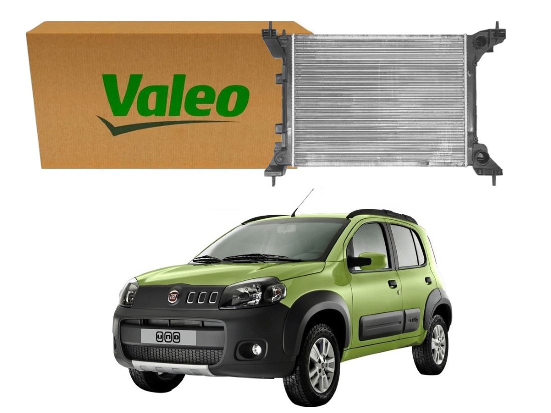  RADIADOR AGUA VALEO FIAT UNO 1.0 1.4 2010 A 2017