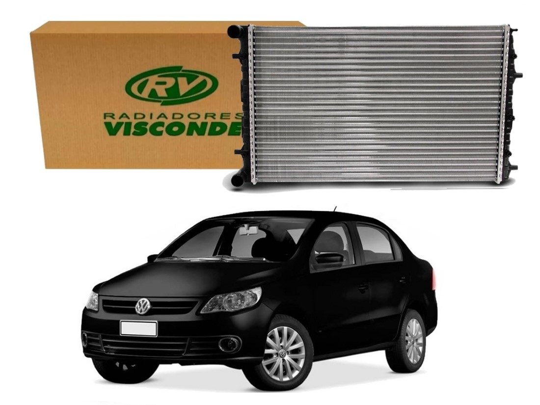  RADIADOR AGUA VISCONDE VOLKSWAGEN VOYAGE 1.0 COM AR 1.6 COM AR 2009 A 2013