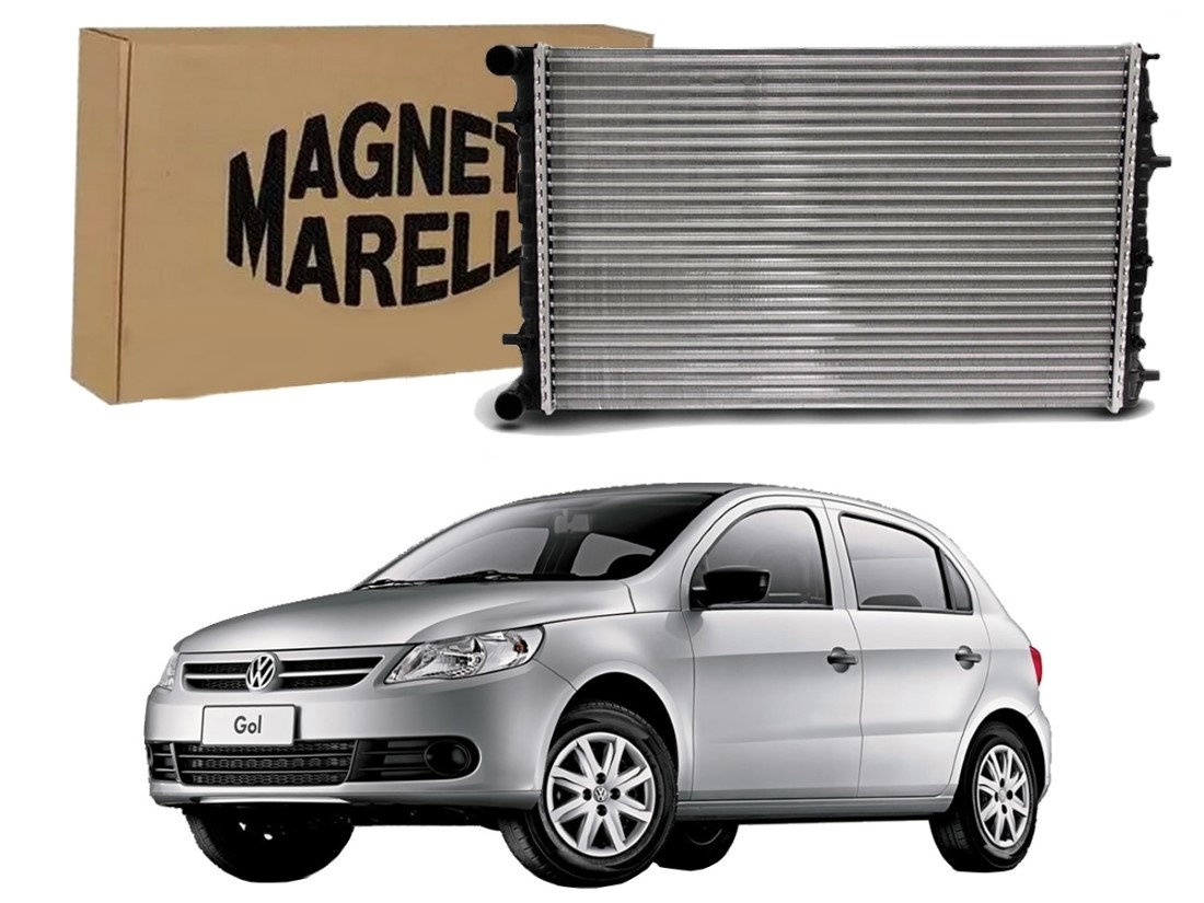  RADIADOR AGUA MARELLI VOLKSWAGEN GOL 1.0 COM AR 1.6 COM AR 2009 A 2013