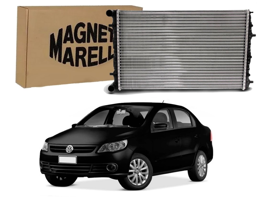  RADIADOR AGUA MARELLI VOLKSWAGEN VOYAGE 1.0 COM AR 1.6 COM AR 2009 A 2013