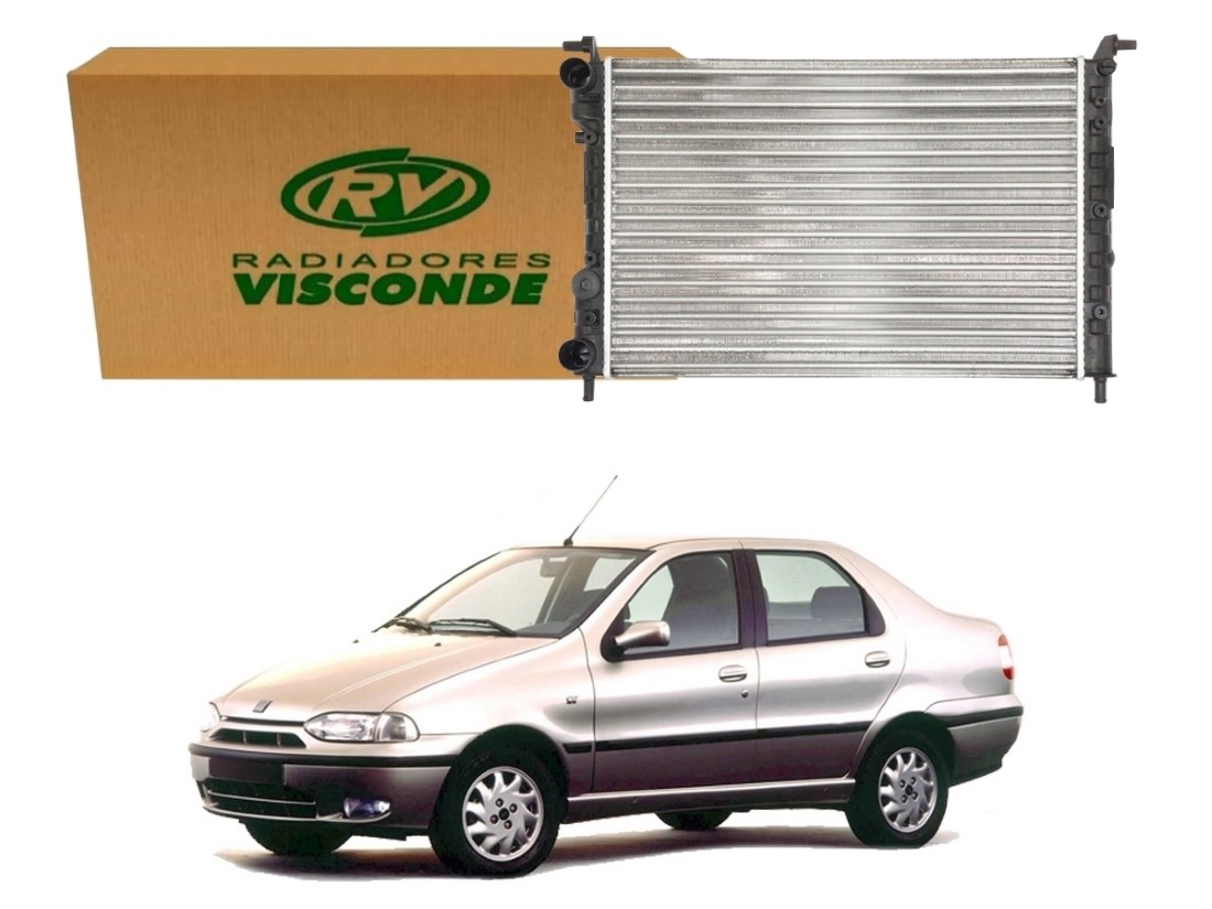  RADIADOR AGUA VISCONDE FIAT SIENA 1.0 1.5 1998 A 2001