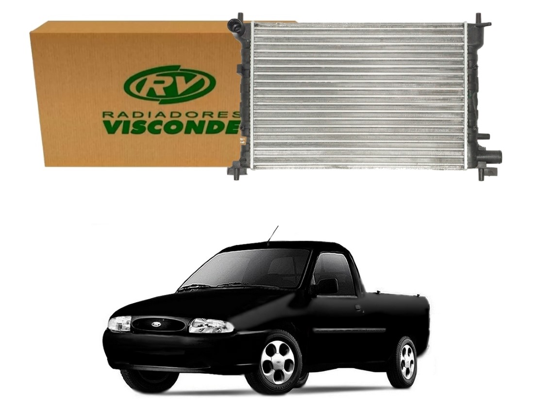  RADIADOR AGUA VISCONDE FORD COURIER 1.4 1996 A 1999