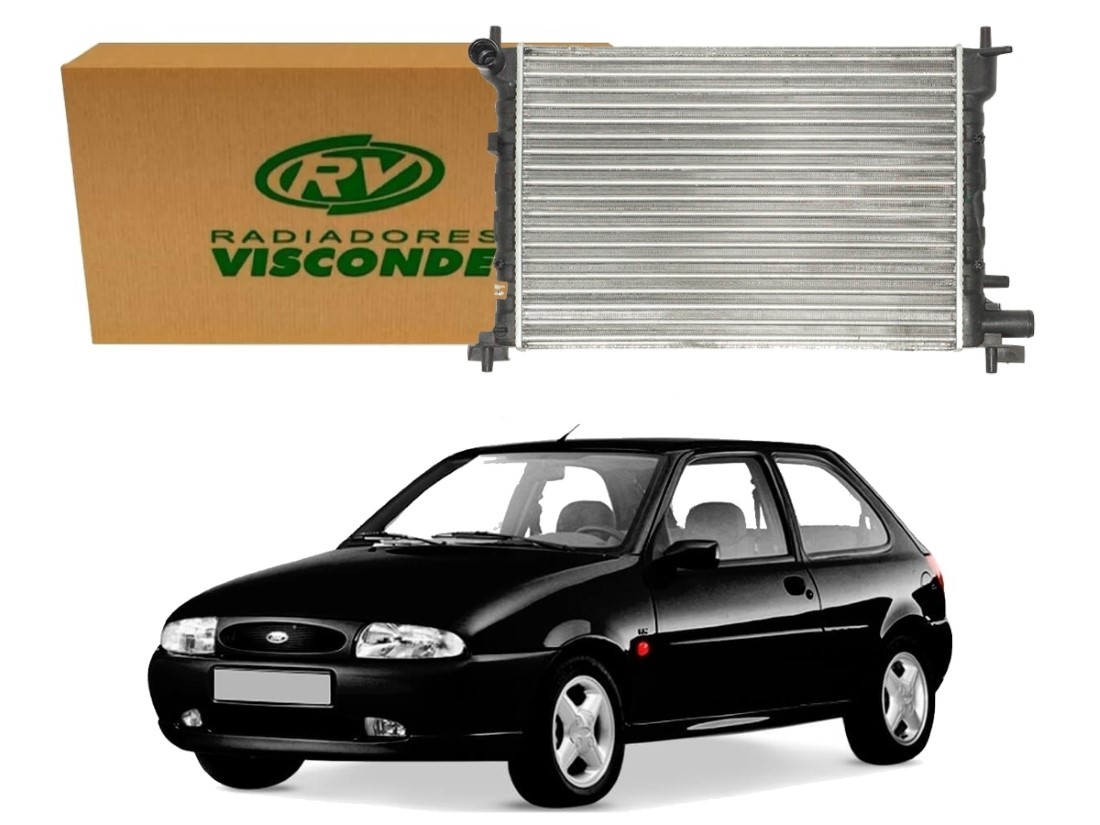  RADIADOR AGUA VISCONDE FORD FIESTA 1.4 1996 A 1999