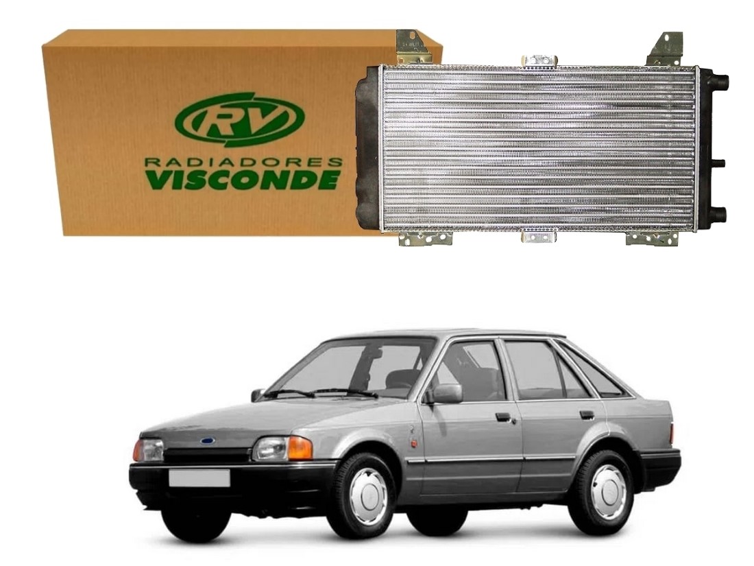  RADIADOR AGUA VISCONDE FORD ESCORT 1.6 CHT 1987 A 1989