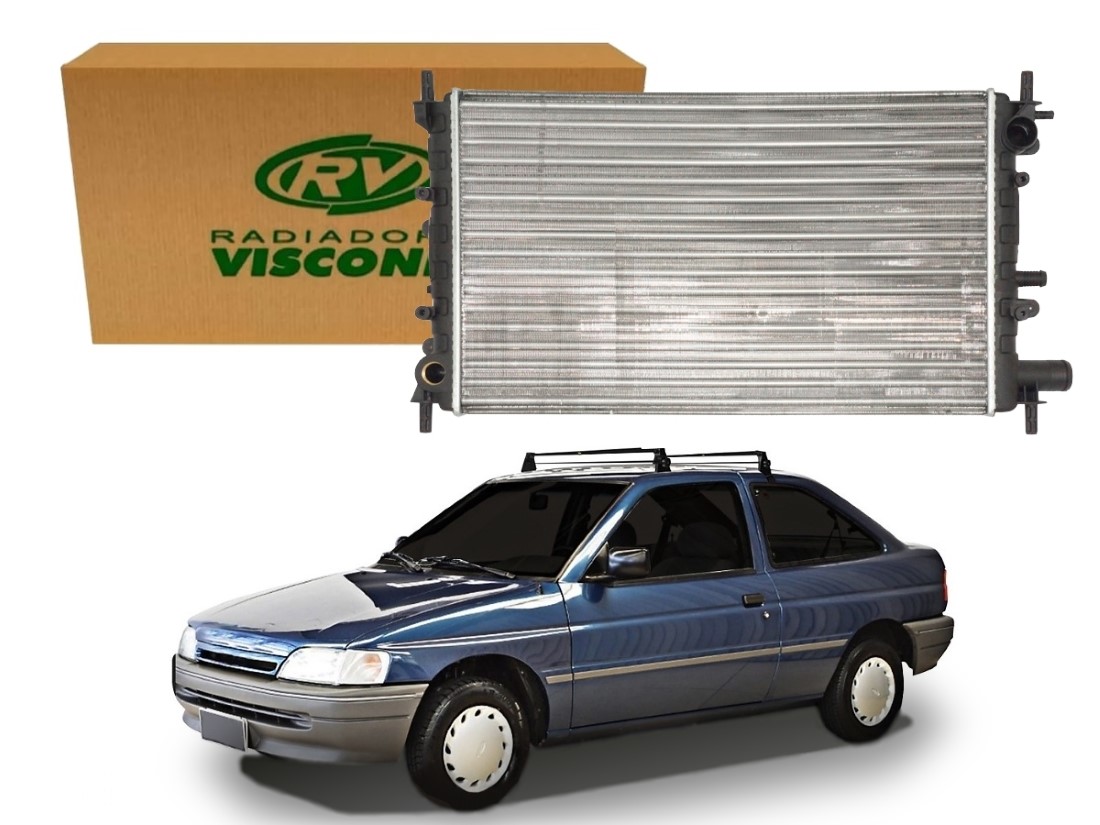  RADIADOR AGUA VISCONDE FORD ESCORT 1.6 1.8 1993 A 1996