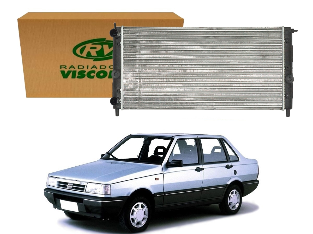  RADIADOR AGUA VISCONDE FIAT PREMIO 1.6 COM AR 1990 A 1997