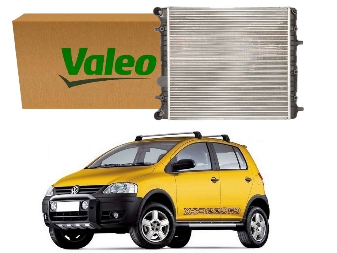  RADIADOR AGUA VALEO VOLKSWAGEN CROSSFOX 1.6 SEM AR 2006 A 2009