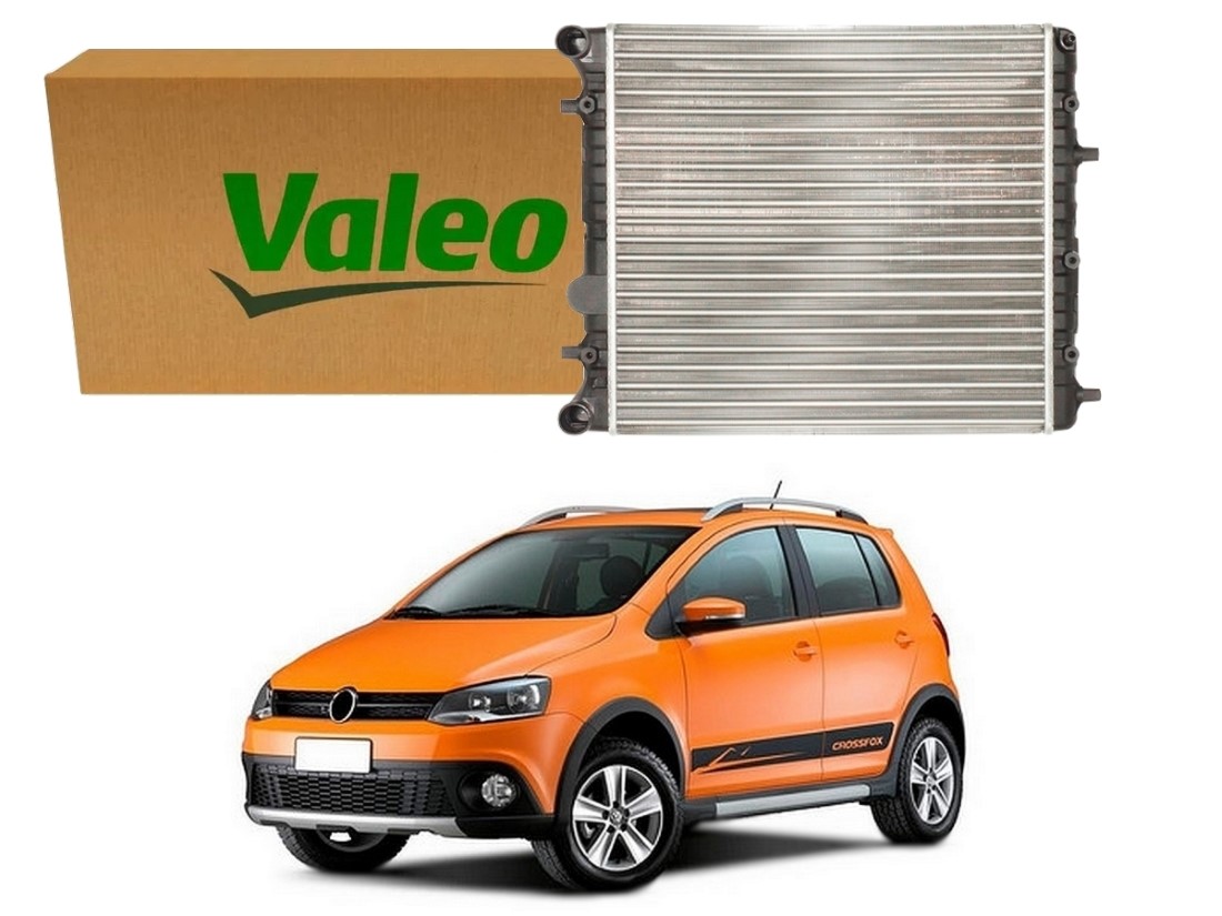  RADIADOR AGUA VALEO VOLKSWAGEN CROSSFOX 1.6 SEM AR 2010 A 2014