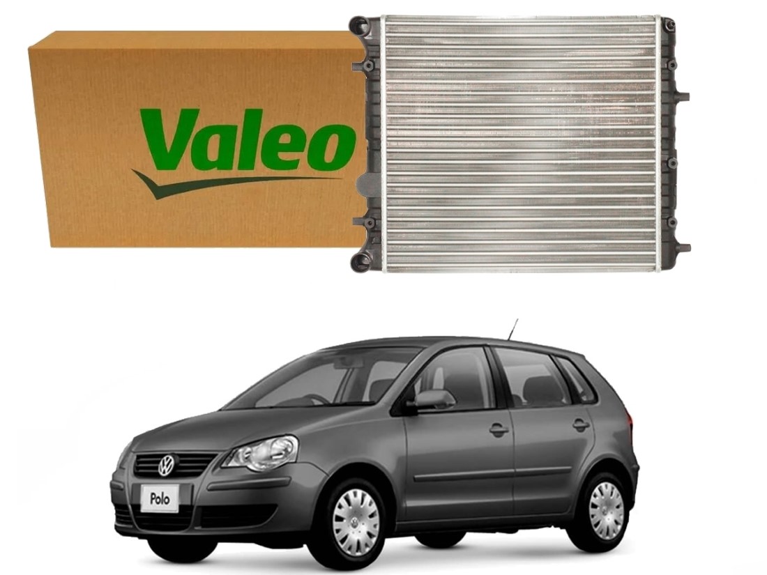  RADIADOR AGUA VALEO VOLKSWAGEN POLO 1.0 SEM AR 1.6 SEM AR 2007 A 2011