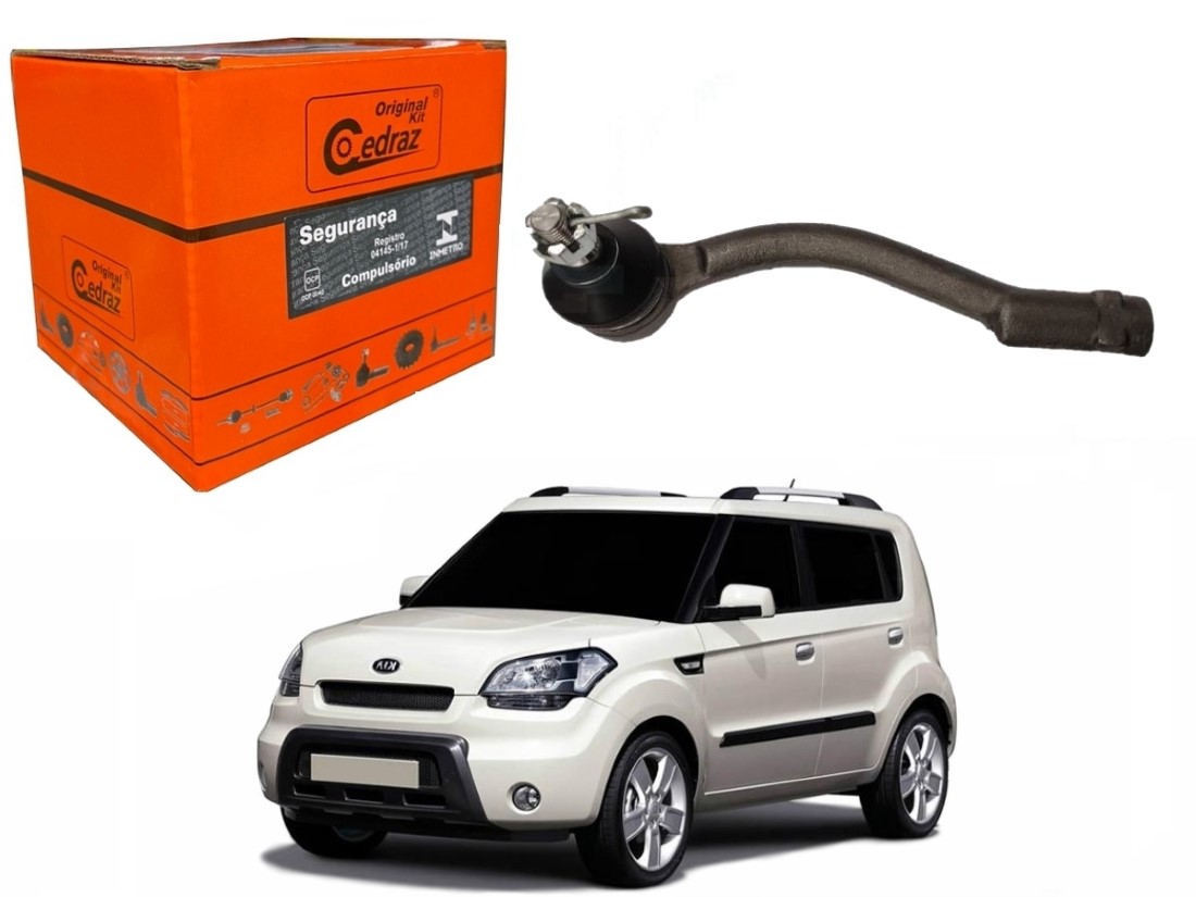  TERMINAL DIREÇÃO ESQUERDO CEDRAZ KIA SOUL 1.6 2009 A 2013