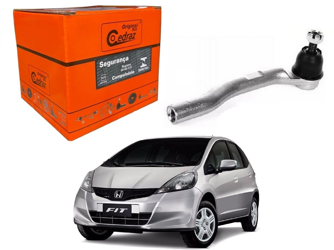  TERMINAL DIREÇÃO ESQUERDO CEDRAZ HONDA FIT 1.5 2009 A 2013