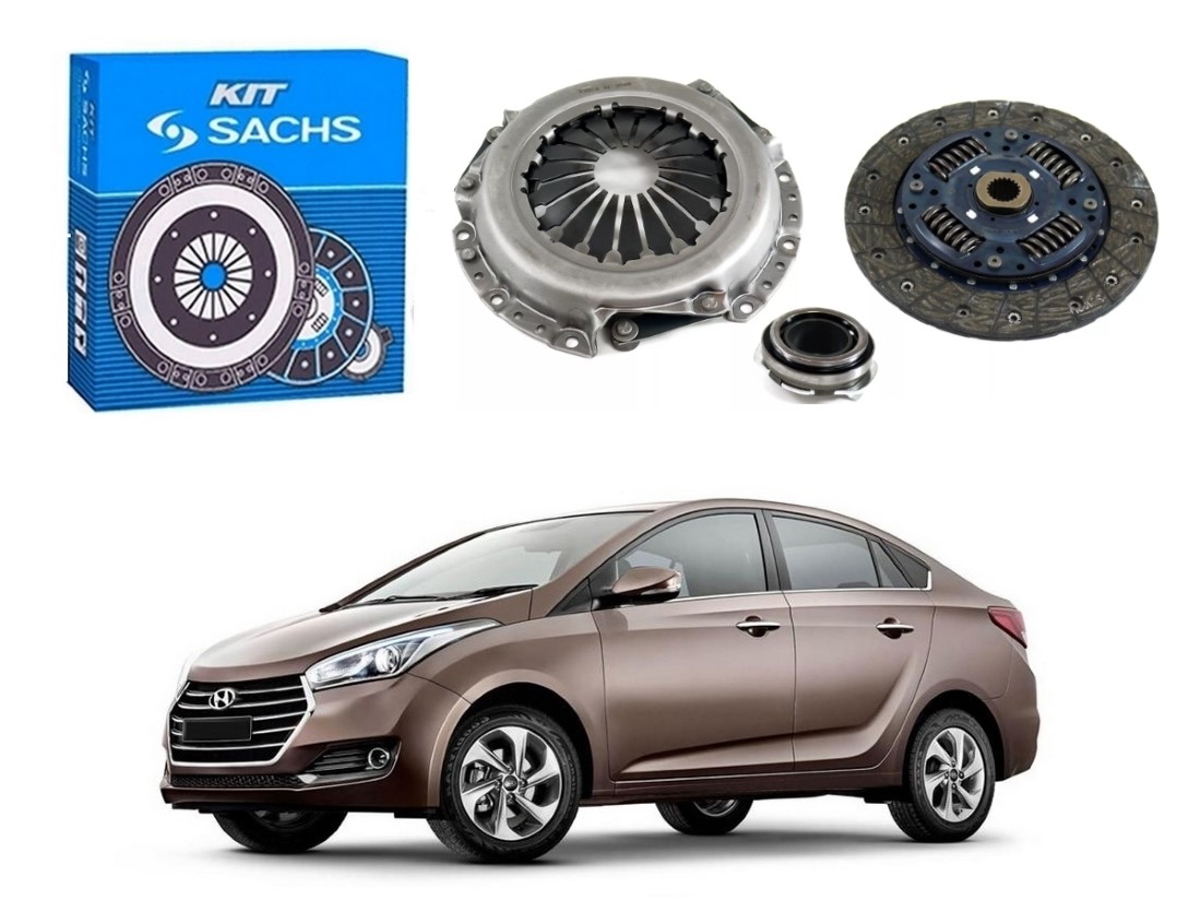  KIT EMBREAGEM SACHS HYUNDAI HB20S 1.6 2016 A 2019