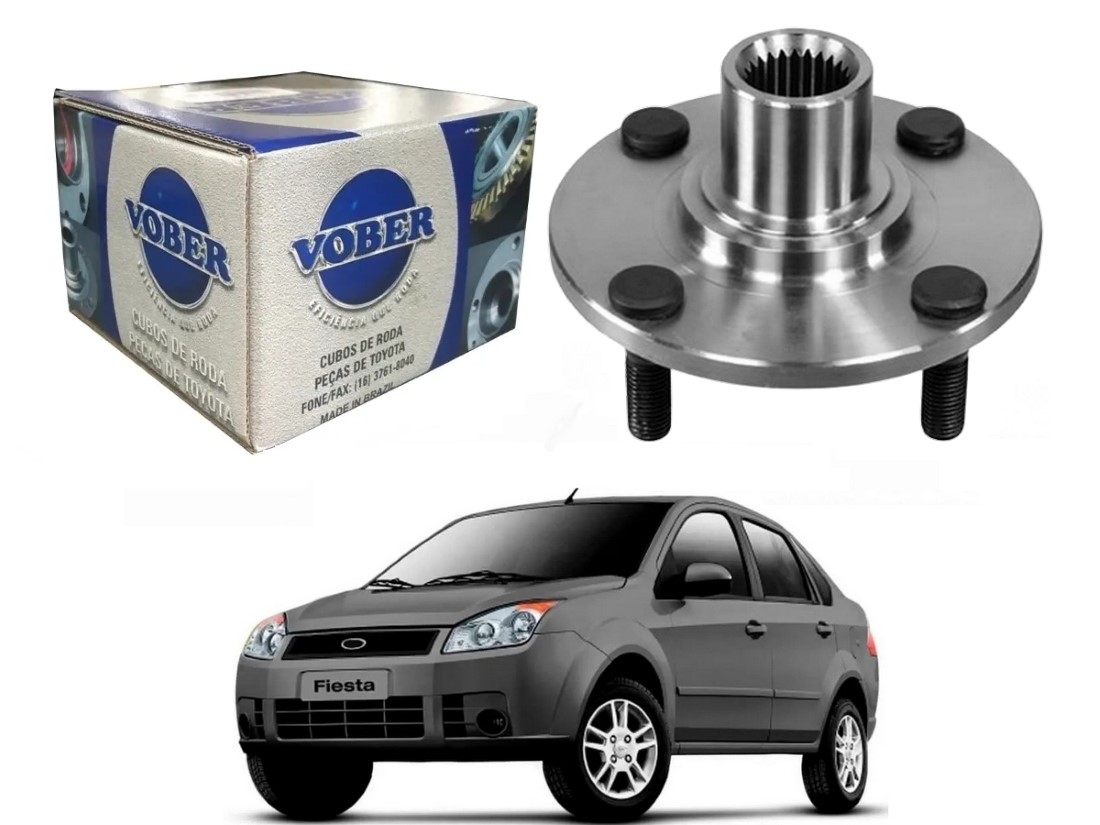  CUBO DE RODA DIANTEIRO VOBER FORD FIESTA SEDAN 1.0 1.6 2007 A 2010