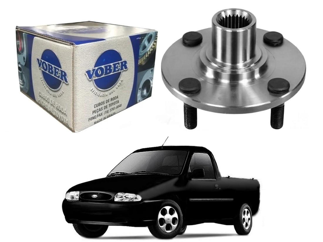  CUBO DE RODA DIANTEIRO VOBER FORD COURIER 1.3 1.4 1996 A 1999