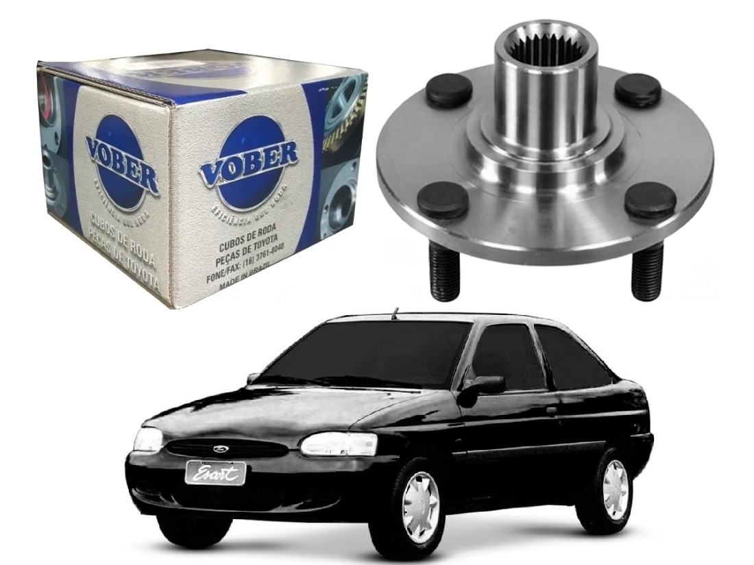  CUBO DE RODA DIANTEIRO VOBER FORD ESCORT 1.6 1.8 1998 A 2003