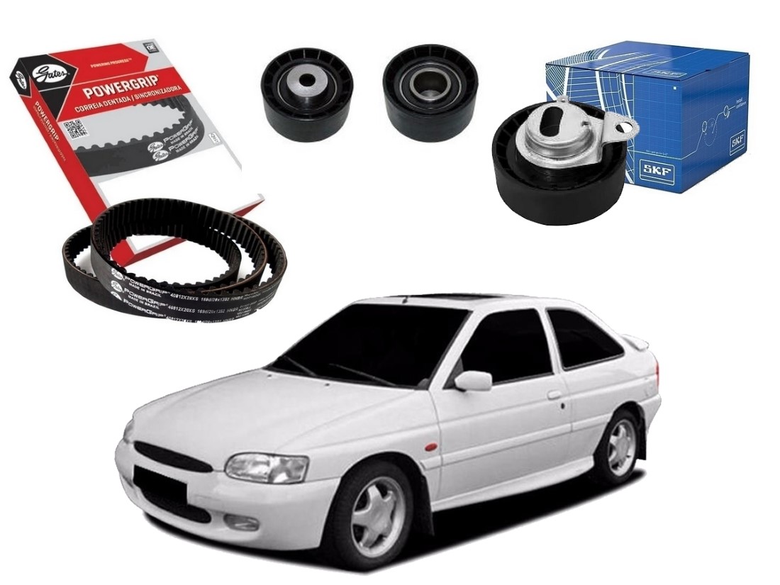  KIT CORREIA DENTADA TENSOR DAYCO FORD ESCORT 1.8 2.0 1997 A 2003