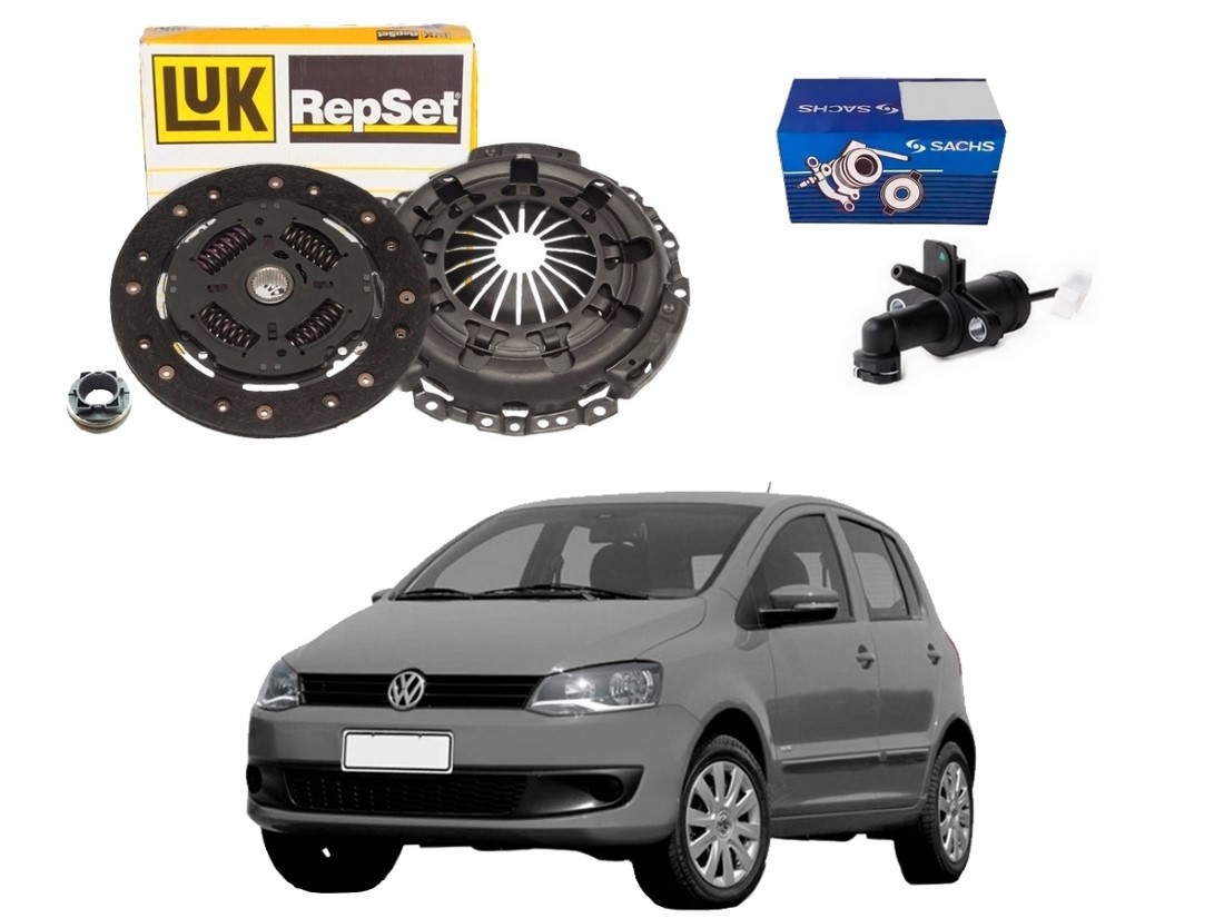  KIT EMBREAGEM LUK CILINDRO PEDAL VOLKSWAGEN FOX 1.0 1.6 2010 A 2015