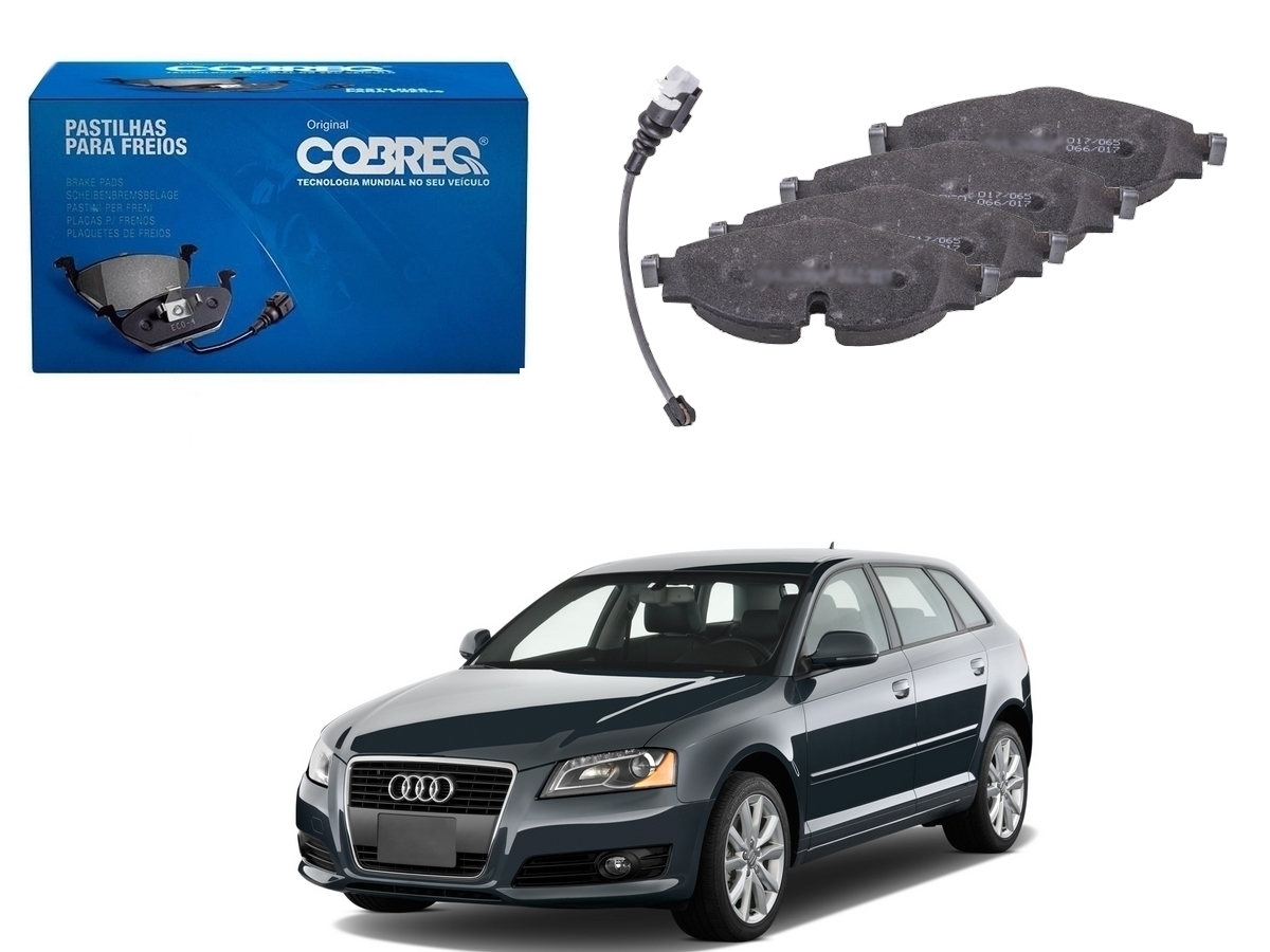  PASTILHA FREIO DIANTEIRA COBREQ AUDI A3 SPORTBACK 1.4 1.8 2012 A 2015