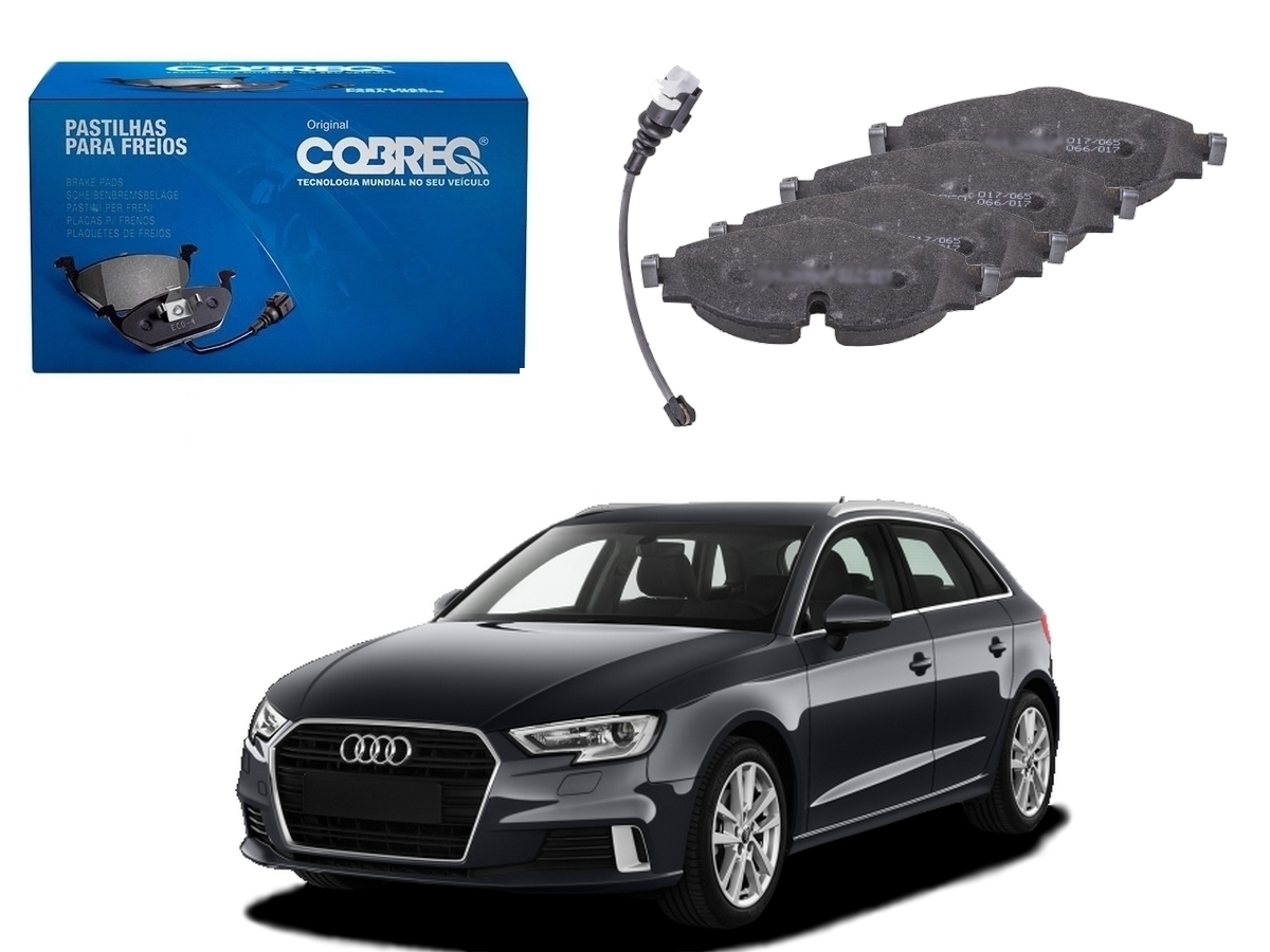  PASTILHA FREIO DIANTEIRA COBREQ AUDI A3 1.4 1.8 2017 A 2019