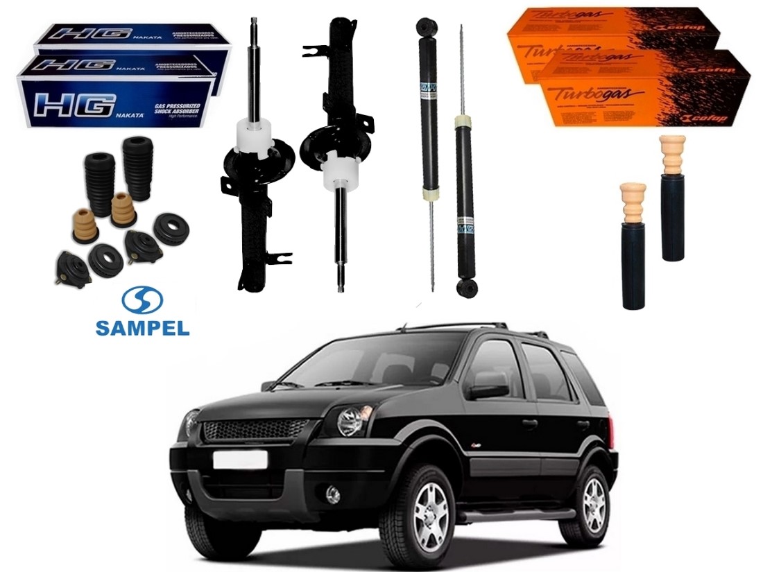  KIT AMORTECEDOR DIANTEIRO TRASEIRO COFAP FORD ECOSPORT MANUAL 4X2 1.0 2003 A 2006