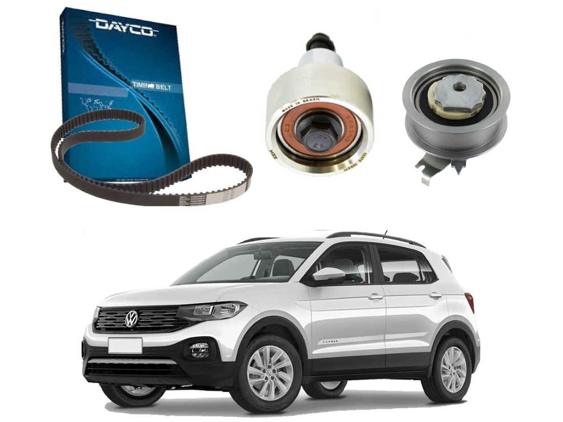  KIT CORREIA DENTADA DAYCO TENSOR VOLKSWAGEN T-CROSS 1.0 TSI 1.4 TSI 2019 A 2020