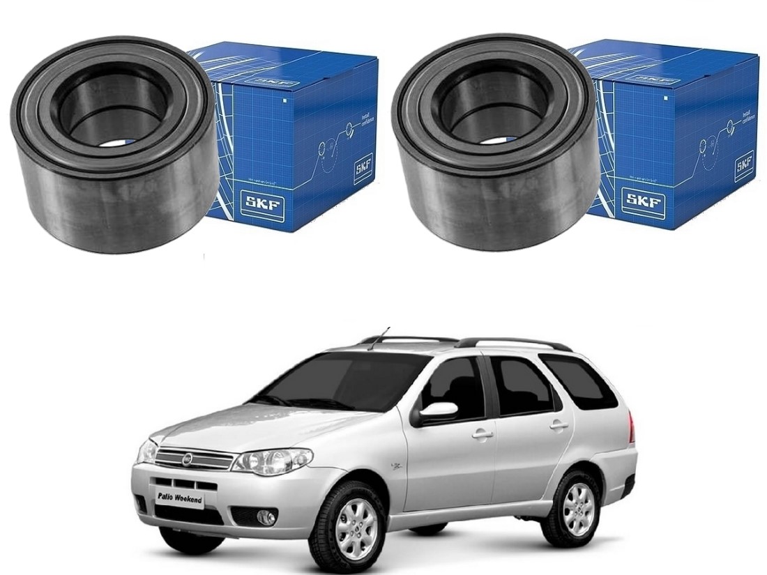  PAR ROLAMENTO RODA DIANTEIRO SKF FIAT PALIO WEEKEND 1.4 1.8 2005 A 2010