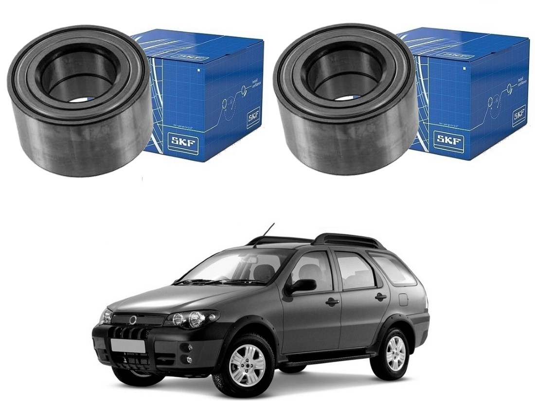  PAR ROLAMENTO RODA DIANTEIRO SKF FIAT PALIO ADVENTURE 1.8 2005 A 2010