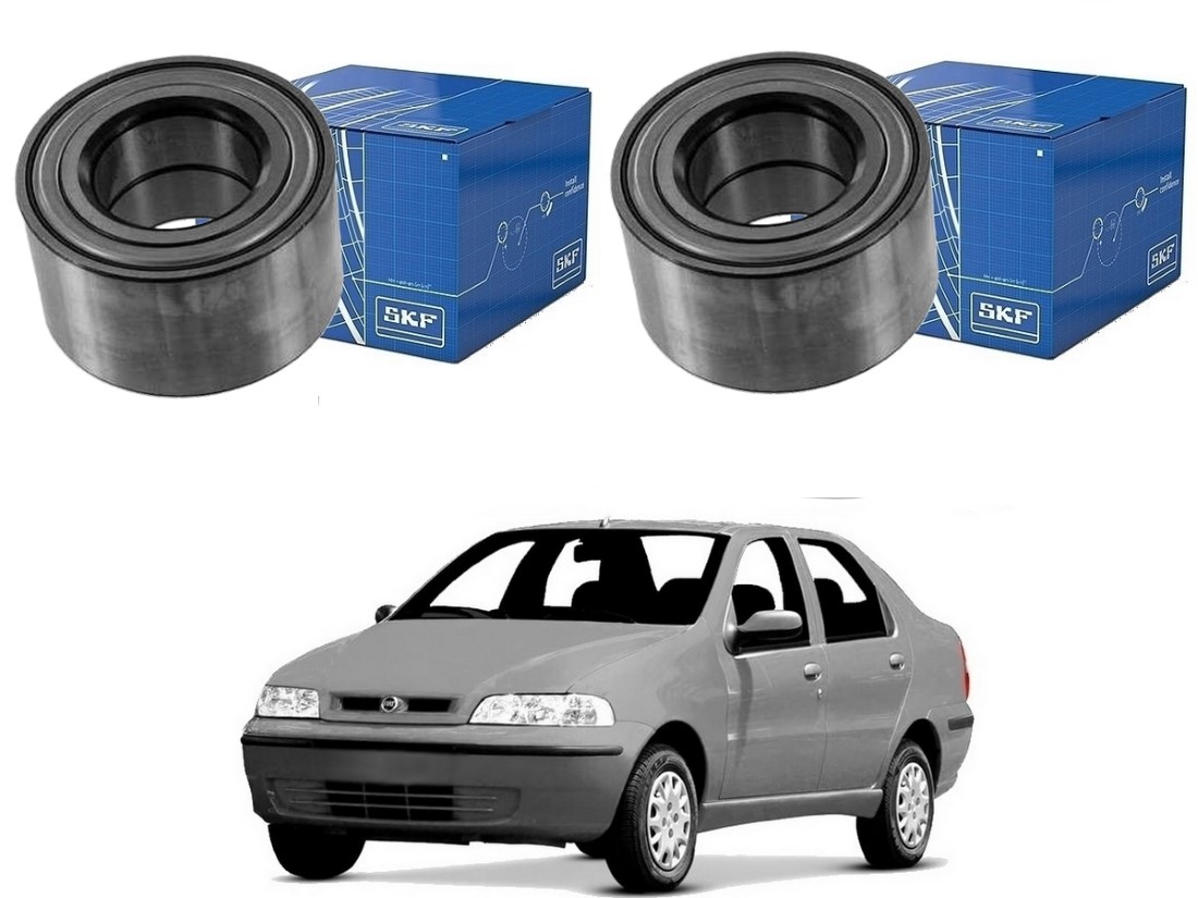  PAR ROLAMENTO RODA DIANTEIRO SKF FIAT SIENA 1.0 1.3 2001 A 2004