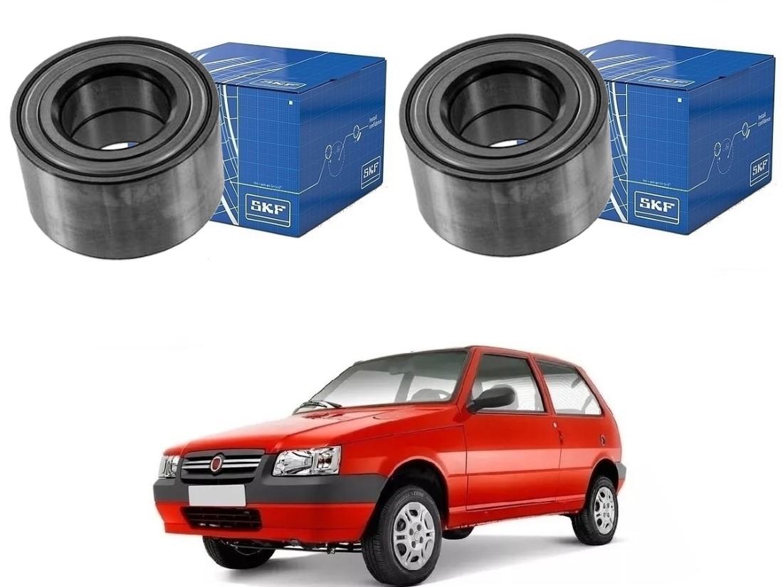  PAR ROLAMENTO RODA DIANTEIRO SKF FIAT UNO 1.0 2005 A 2013