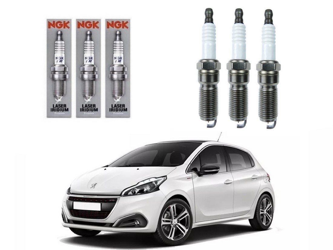  JOGO VELAS NGK PEUGEOT 208 1.2 2016 A 2021