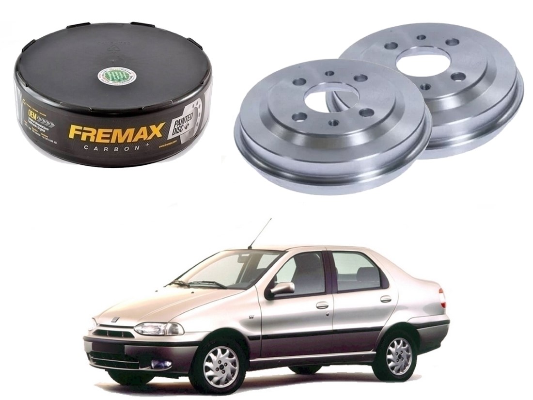  TAMBOR FREIO TRASEIRO FREMAX FIAT SIENA 1.0 1.5 1996 A 2000