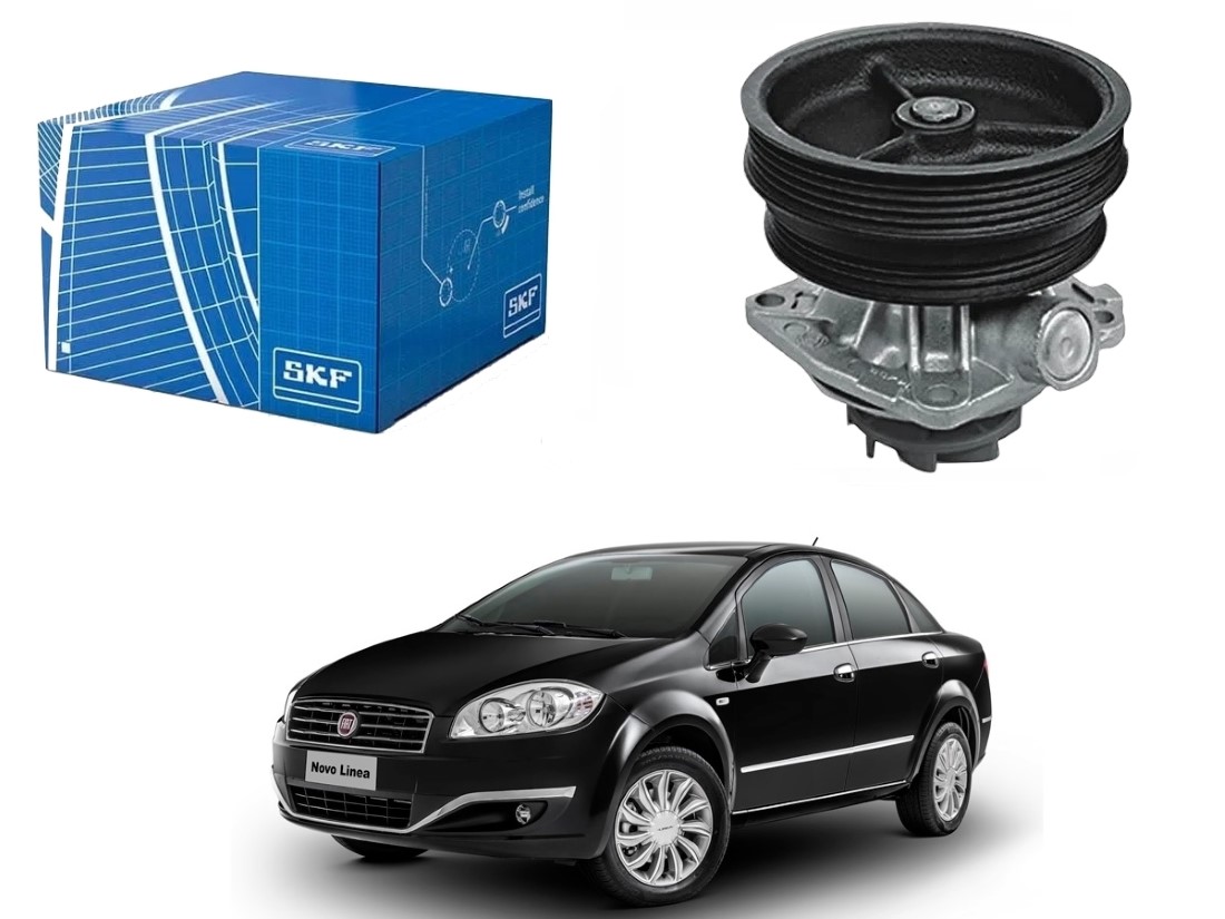  BOMBA D'AGUA SKF FIAT LINEA 1.9 2009 A 2014