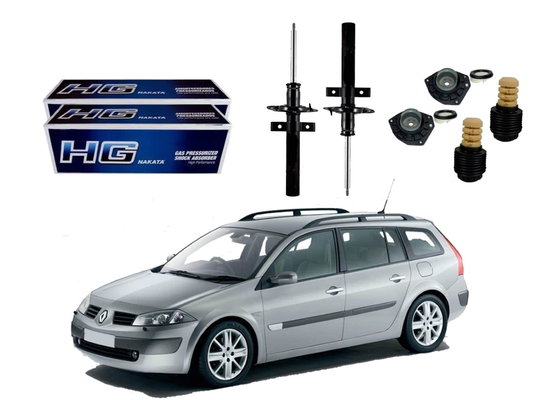  KIT AMORTECEDOR DIANTEIRO NAKATA RENAULT MEGANE SW MEGANE GRAND TOUR 1.6 2.0 2007 A 2013