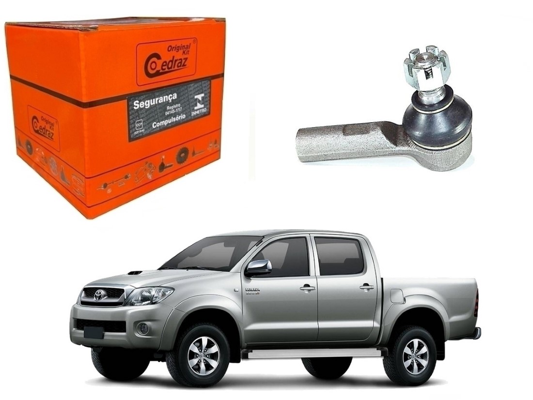  TERMINAL DIREÇÃO CEDRAZ TOYOTA HILUX 2.7 3.0 2005 A 2011