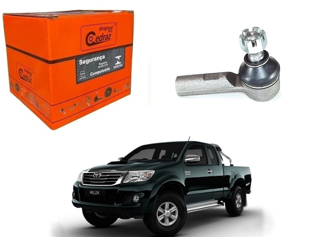  TERMINAL DIREÇÃO CEDRAZ TOYOTA HILUX 2.7 3.0 2012 A 2015