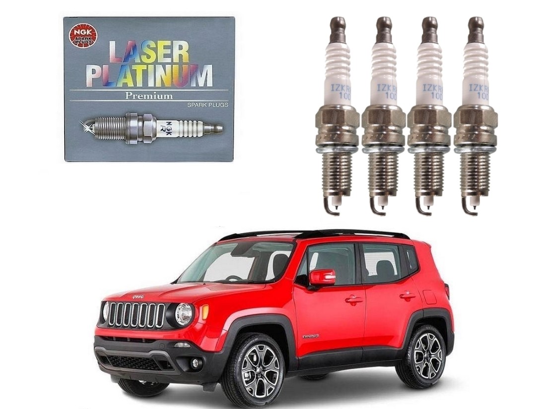  JOGO VELAS NGK JEEP RENEGADE 1.8 2015 A 2020