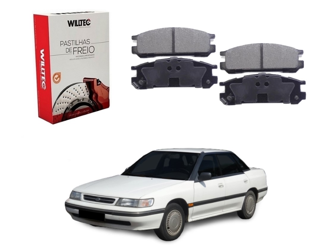  PASTILHA FREIO TRASEIRAS WILLTEC SUBARU LEGACY 2.0 2.2 2.5 1993 A 1998