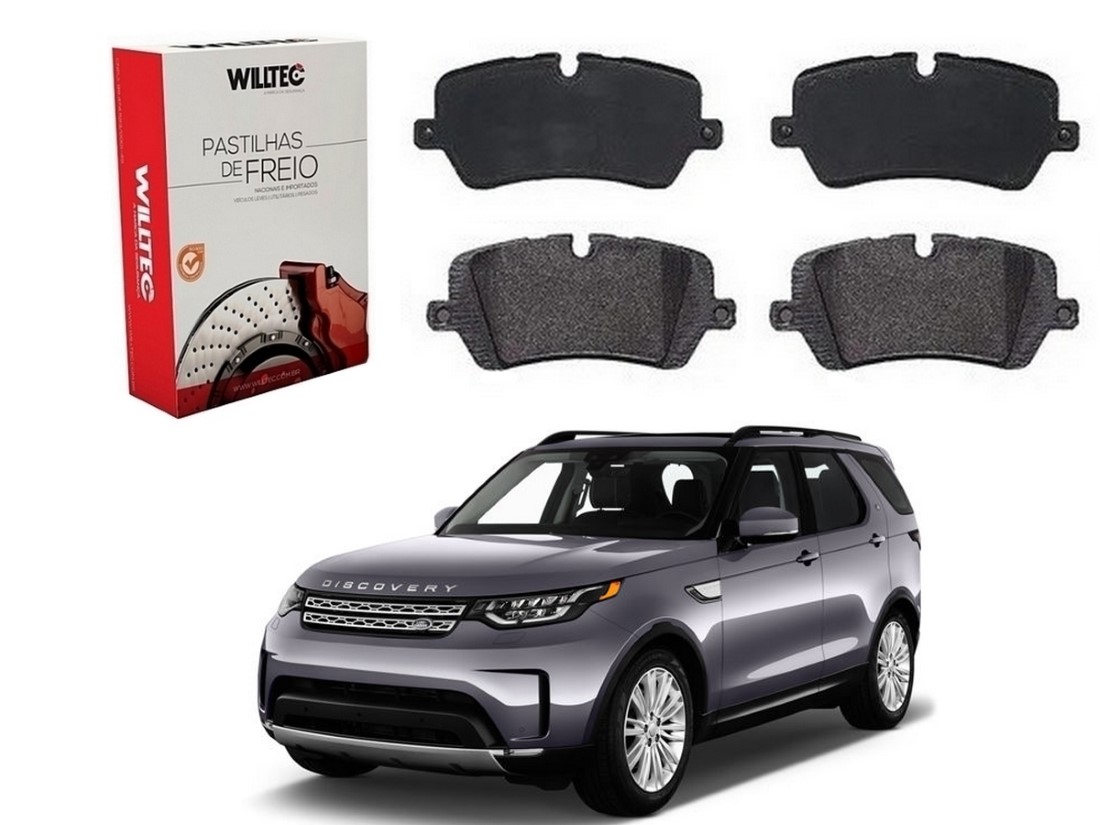  PASTILHA FREIO TRASEIRA WILLTEC LAND ROVER DISCOVERY 3.0 2017 A 2020