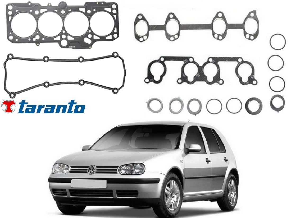  JOGO JUNTA CABEÇOTE TARANTO VOLKSWAGEN GOLF 2.0 1998 A 2006