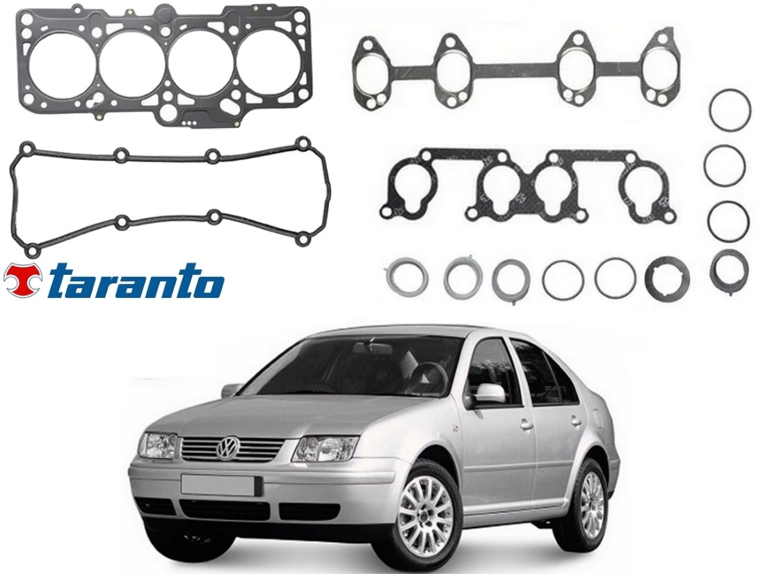  JOGO JUNTA CABEÇOTE TARANTO VOLKSWAGEN BORA 2.0 1999 A 2006