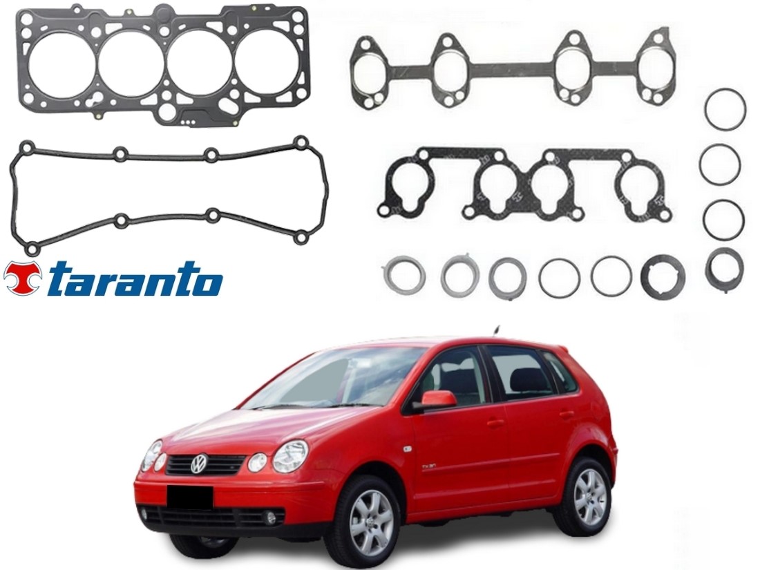  JOGO JUNTA CABEÇOTE TARANTO VOLKSWAGEN POLO 2.0 2003 A 2006