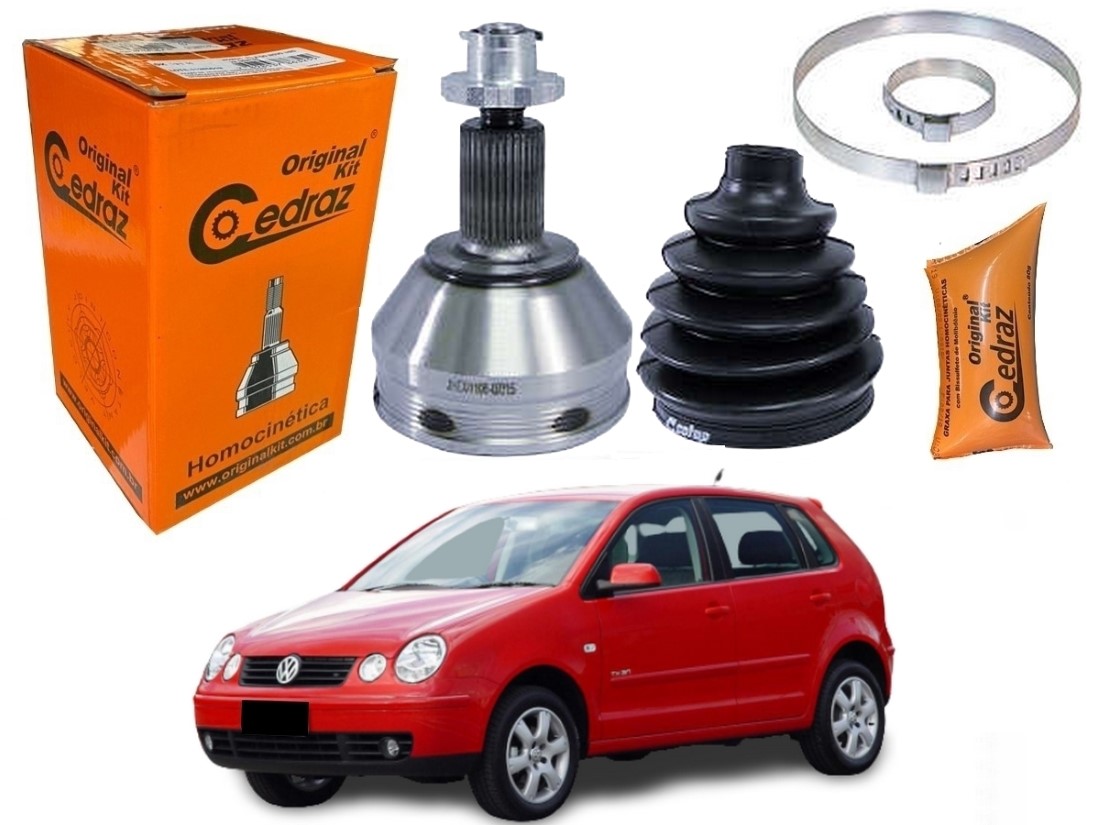  JUNTA HOMOCINETICA CEDRAZ VOLKSWAGEN POLO 1.6 2.0 COM ABS 2003 A 2006