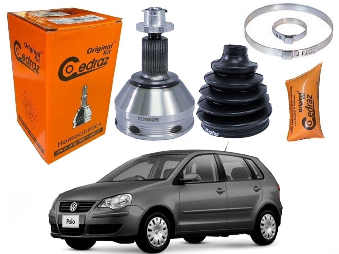  JUNTA HOMOCINETICA CEDRAZ VOLKSWAGEN POLO 1.6 2.0 COM ABS 2007 A 2011